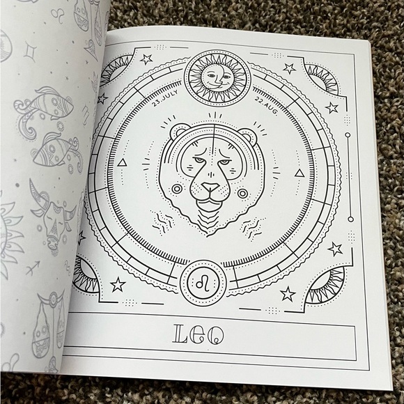 Astrology Coloring Book - Picture 7 of 16